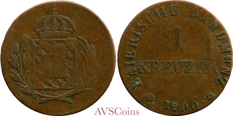 Bavaria Kreuzer 1806