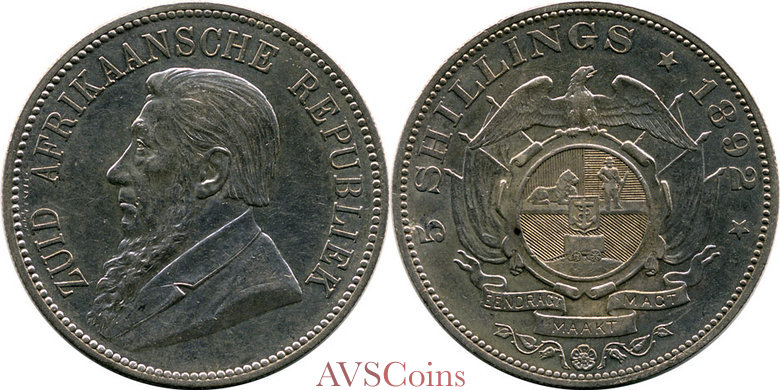 South Africa 5 Shillings 1892
