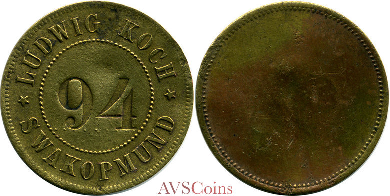 German South West Africa Without denomination ND