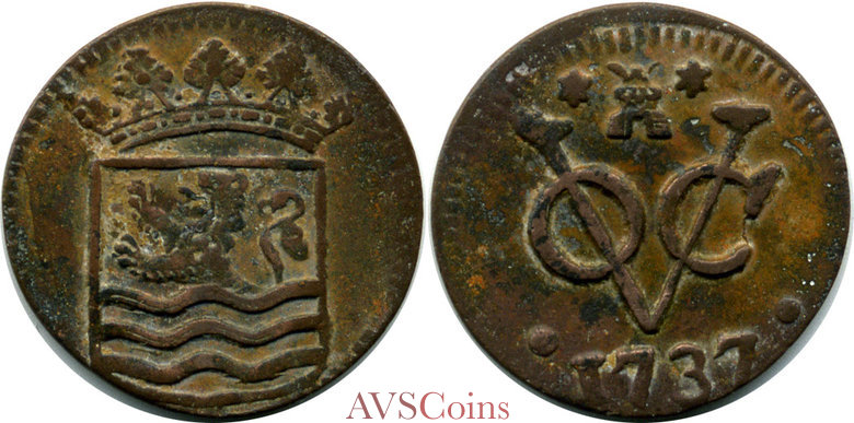 Netherlands East Indies Duit 1737
